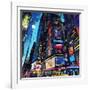 City Night-James Grey-Framed Art Print