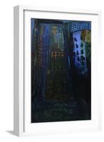 City - Night-Julie Held-Framed Giclee Print