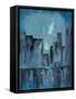 City Nights 1-Doris Charest-Framed Stretched Canvas