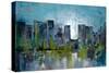 City Nights 2-Doris Charest-Stretched Canvas