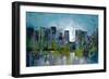 City Nights 2-Doris Charest-Framed Art Print