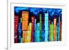 City Nights II-Megan Aroon Duncanson-Framed Art Print