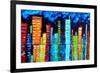 City Nights II-Megan Aroon Duncanson-Framed Art Print