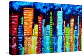 City Nights II-Megan Aroon Duncanson-Stretched Canvas