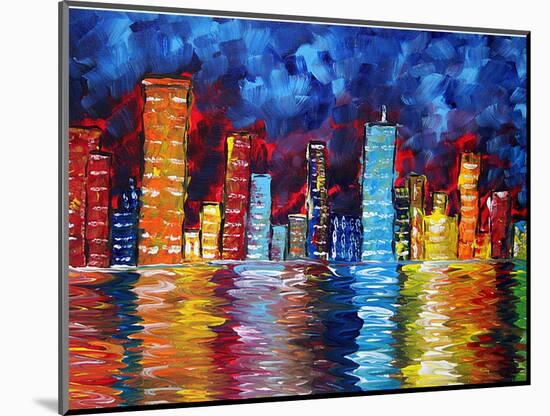 City Nights-Megan Aroon Duncanson-Mounted Art Print