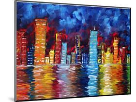 City Nights-Megan Aroon Duncanson-Mounted Art Print