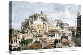 City of Ancient Rome, Seen from Mount Palatine-null-Stretched Canvas