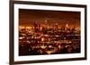 City of Angels - City of Light - Los Angeles-Markus Bleichner-Framed Art Print