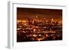 City of Angels - City of Light - Los Angeles-Markus Bleichner-Framed Art Print