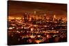 City of Angels - City of Light - Los Angeles-Markus Bleichner-Stretched Canvas