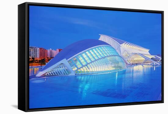 City of Arts and Sciences, Valencia, Spain-Marco Simoni-Framed Stretched Canvas