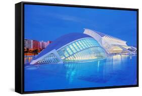 City of Arts and Sciences, Valencia, Spain-Marco Simoni-Framed Stretched Canvas