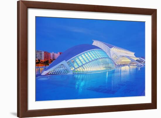 City of Arts and Sciences, Valencia, Spain-Marco Simoni-Framed Photographic Print