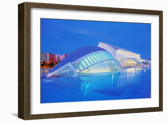 City of Arts and Sciences, Valencia, Spain-Marco Simoni-Framed Photographic Print