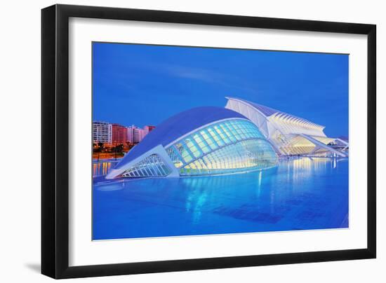 City of Arts and Sciences, Valencia, Spain-Marco Simoni-Framed Photographic Print