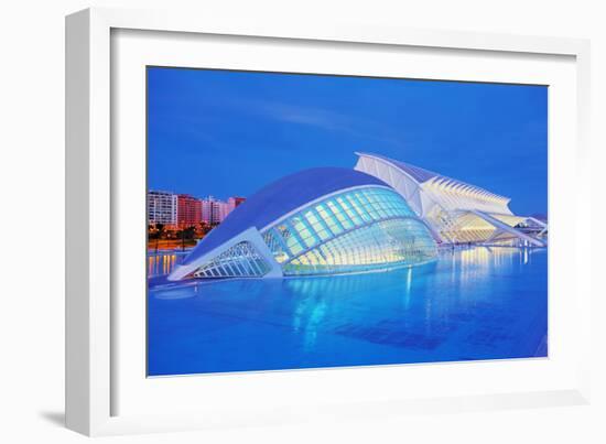 City of Arts and Sciences, Valencia, Spain-Marco Simoni-Framed Photographic Print