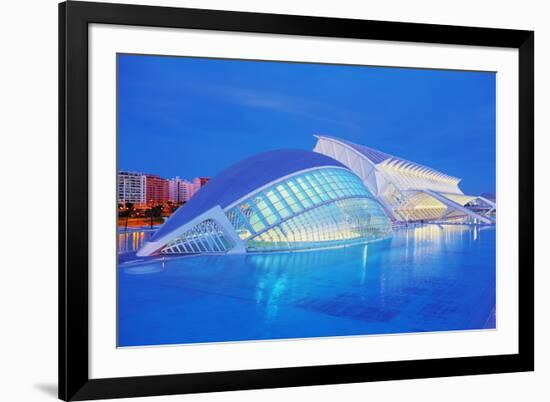 City of Arts and Sciences, Valencia, Spain-Marco Simoni-Framed Photographic Print