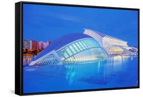 City of Arts and Sciences, Valencia, Spain-Marco Simoni-Framed Stretched Canvas