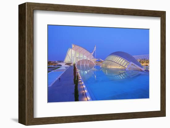 City of Arts and Sciences, Valencia, Spain-Marco Simoni-Framed Photographic Print