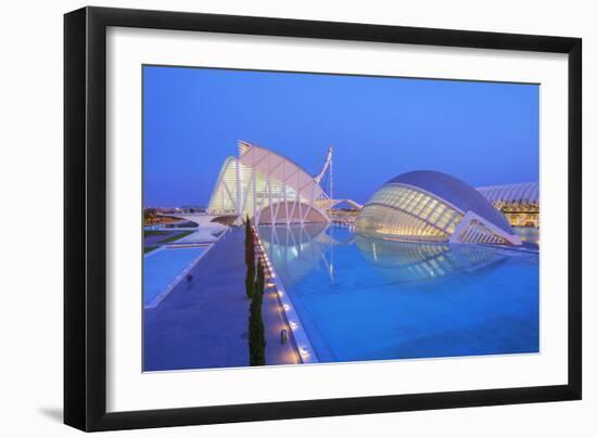 City of Arts and Sciences, Valencia, Spain-Marco Simoni-Framed Photographic Print