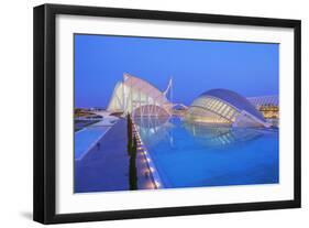 City of Arts and Sciences, Valencia, Spain-Marco Simoni-Framed Photographic Print