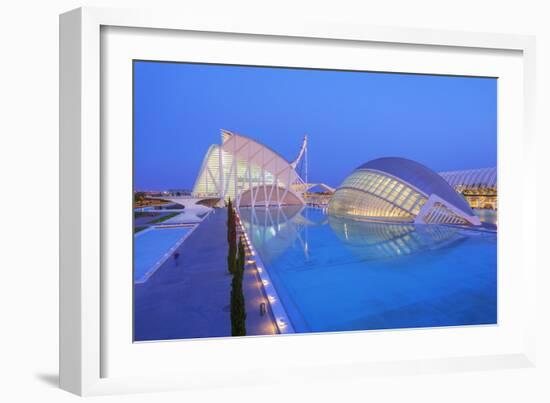 City of Arts and Sciences, Valencia, Spain-Marco Simoni-Framed Photographic Print