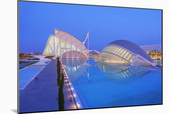 City of Arts and Sciences, Valencia, Spain-Marco Simoni-Mounted Photographic Print