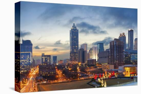 City of Atlanta.-rudi1976-Stretched Canvas