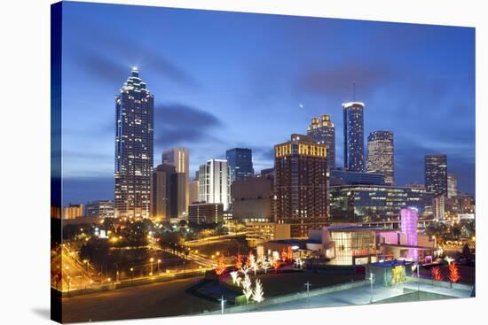 City of Atlanta.-rudi1976-Stretched Canvas