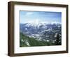 City of Banff from Sulphur Mountain, Alberta, Rockies, Canada-Rob Cousins-Framed Photographic Print