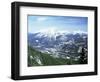 City of Banff from Sulphur Mountain, Alberta, Rockies, Canada-Rob Cousins-Framed Photographic Print