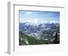 City of Banff from Sulphur Mountain, Alberta, Rockies, Canada-Rob Cousins-Framed Photographic Print
