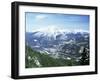 City of Banff from Sulphur Mountain, Alberta, Rockies, Canada-Rob Cousins-Framed Photographic Print