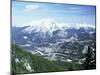 City of Banff from Sulphur Mountain, Alberta, Rockies, Canada-Rob Cousins-Mounted Photographic Print