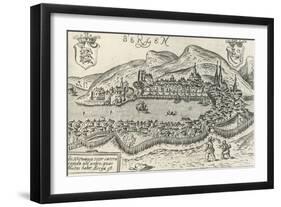 City of Bergen, 1580, Norway, 16th Century-null-Framed Giclee Print