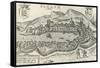 City of Bergen, 1580, Norway, 16th Century-null-Framed Stretched Canvas