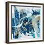 City of Blue-null-Framed Art Print