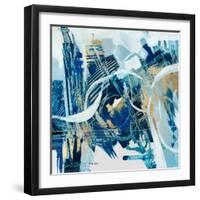 City of Blue-null-Framed Art Print