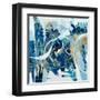 City of Blue-null-Framed Art Print