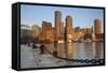 City of Boston.-rudi1976-Framed Stretched Canvas