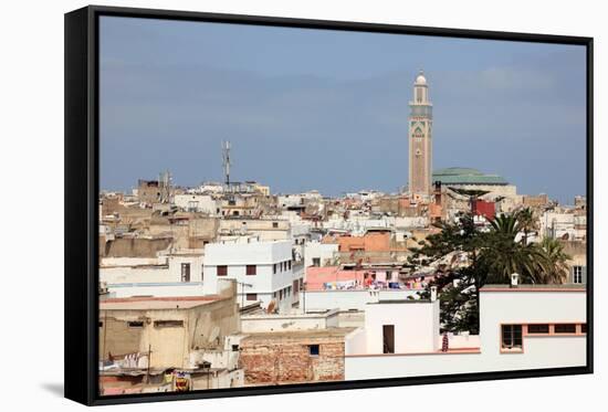City of Casablanca, Morocco-p.lange-Framed Stretched Canvas
