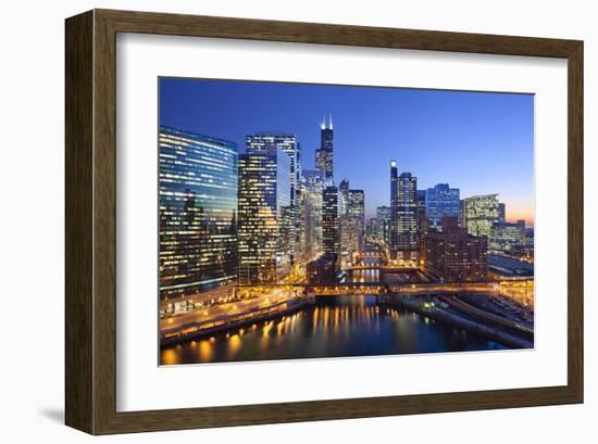 City of Chicago-null-Framed Art Print