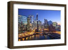 City of Chicago-null-Framed Art Print