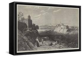 City of Chiusi, Etruria-Thomas Miles Richardson II-Framed Stretched Canvas