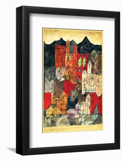 City of Churches 1918-Paul Klee-Framed Premium Giclee Print