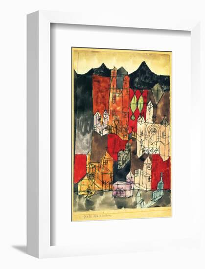 City of Churches 1918-Paul Klee-Framed Premium Giclee Print