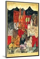 City of Churches 1918-Paul Klee-Mounted Premium Giclee Print