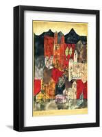 City of Churches 1918-Paul Klee-Framed Premium Giclee Print