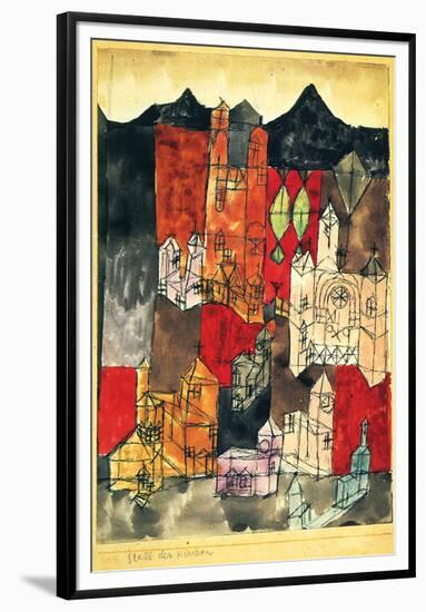 City of Churches 1918-Paul Klee-Framed Premium Giclee Print