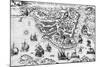 City of Constantinople, 16th Century-null-Mounted Giclee Print